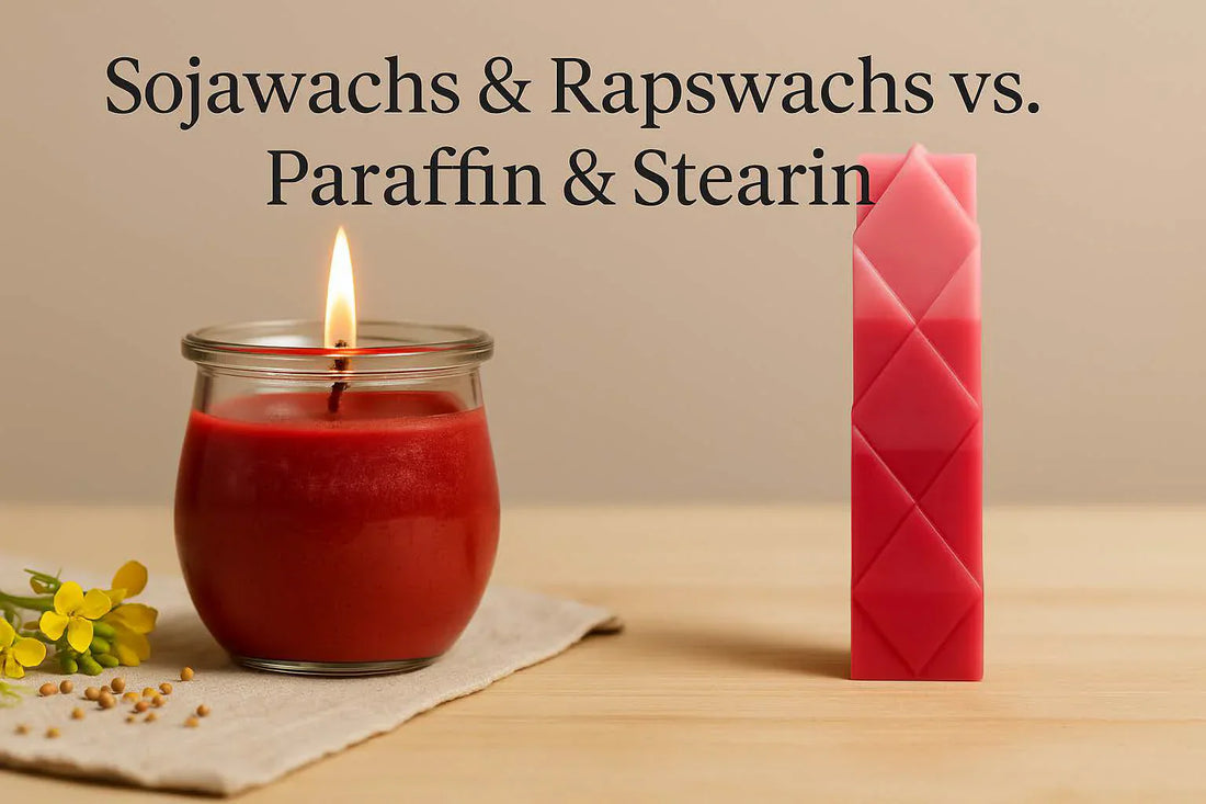 Sojawachs & Rapswachs statt Paraffin – nachhaltige Kerzen
