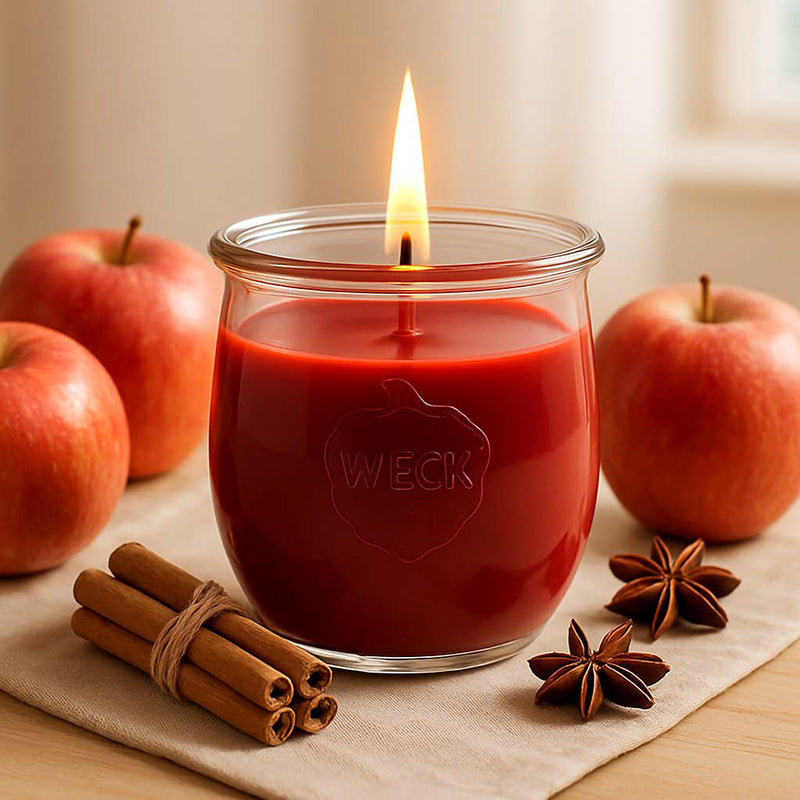 Apfel-Zimt Duftkerze – Klassik | Wärmender Genuss