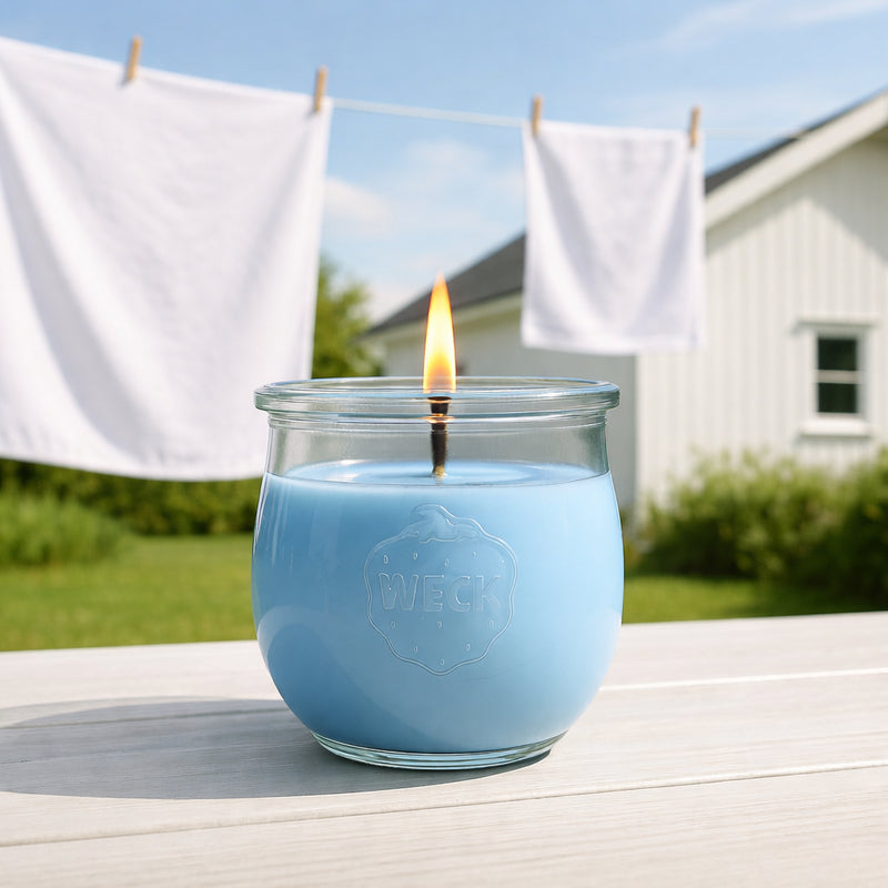 Frische Wäsche - Duftkerze groß | sauber und leicht | Candledeko