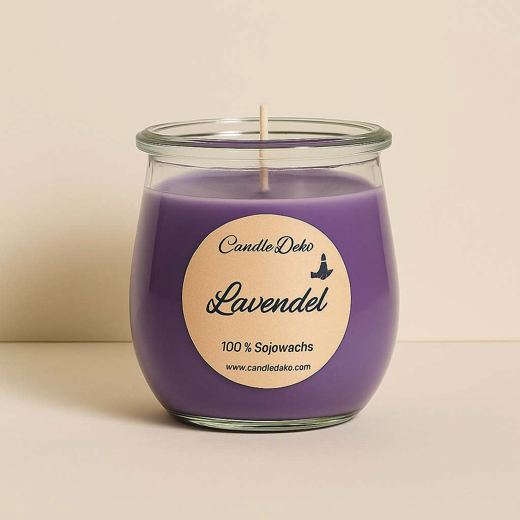 Lavendel Duftkerze Klassik | beruhigend, blumig, mediterran.