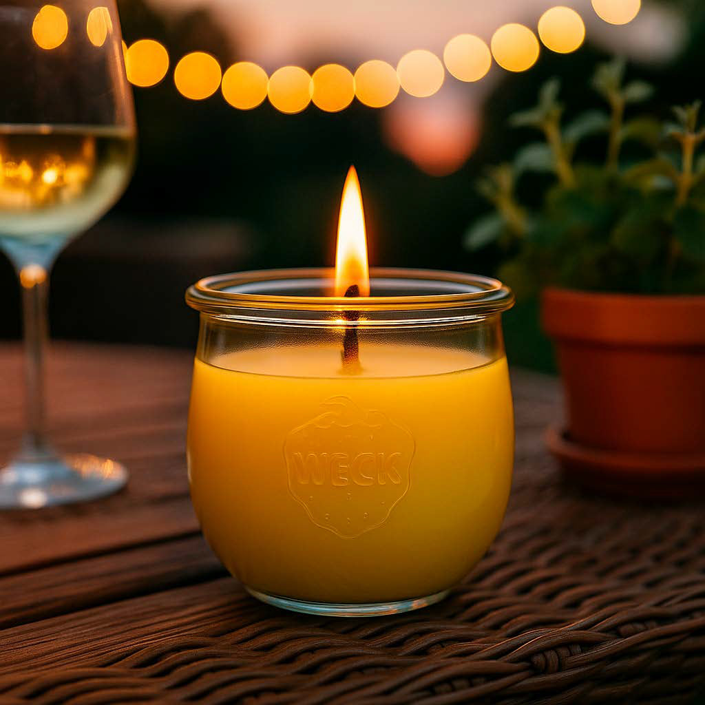 Citronella – Duftkerze Klassik | Sommerabende ohne Mücken