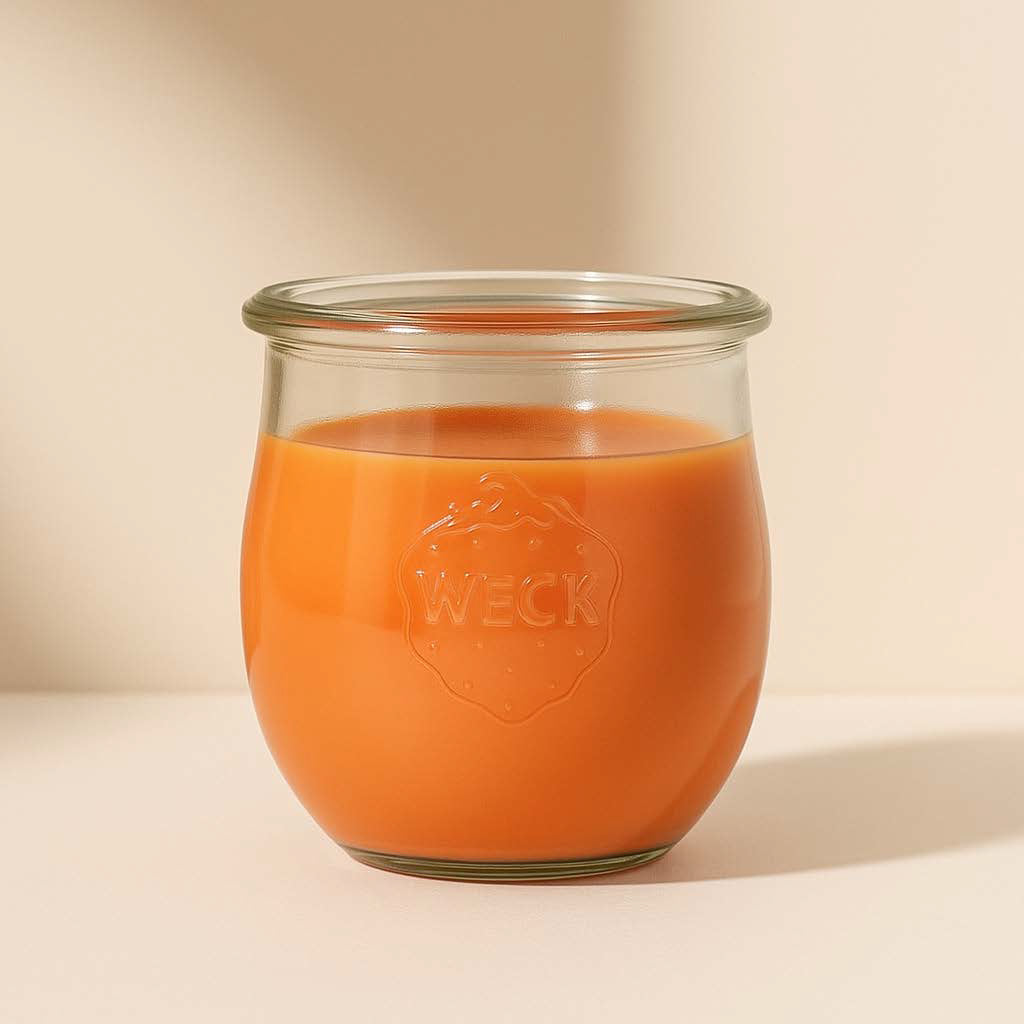 Duftkerze Mandarine-Mango – fruchtig-süßer Zitrusduft mit exotischer Mangoc