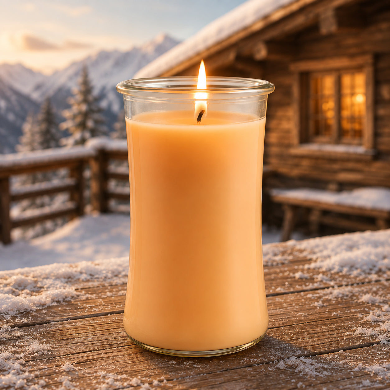 Duftkerze Hüttenzauber XXL | Warmer Winterduft