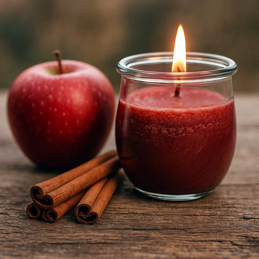Apfel-Zimt Duftkerze – Klassik | Wärmender Genuss