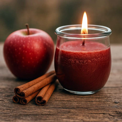 Apfel-Zimt Duftkerze – Klassik | Wärmender Genuss