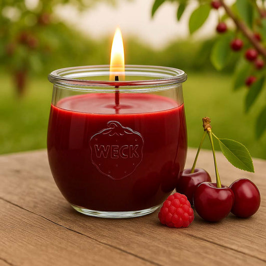 Schwarze Kirsche –  Duftkerze Klassik | Fruchtig und intensiv | Candledeko