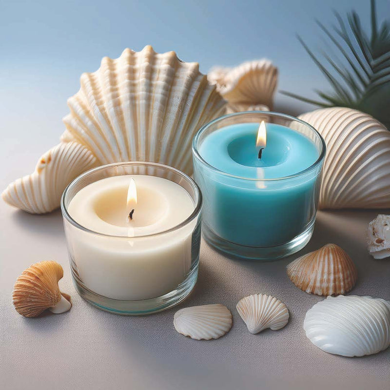 Küstenzauber – Kerzenbundle mit maritimem Flair 🐚🌊 - CandleDeko