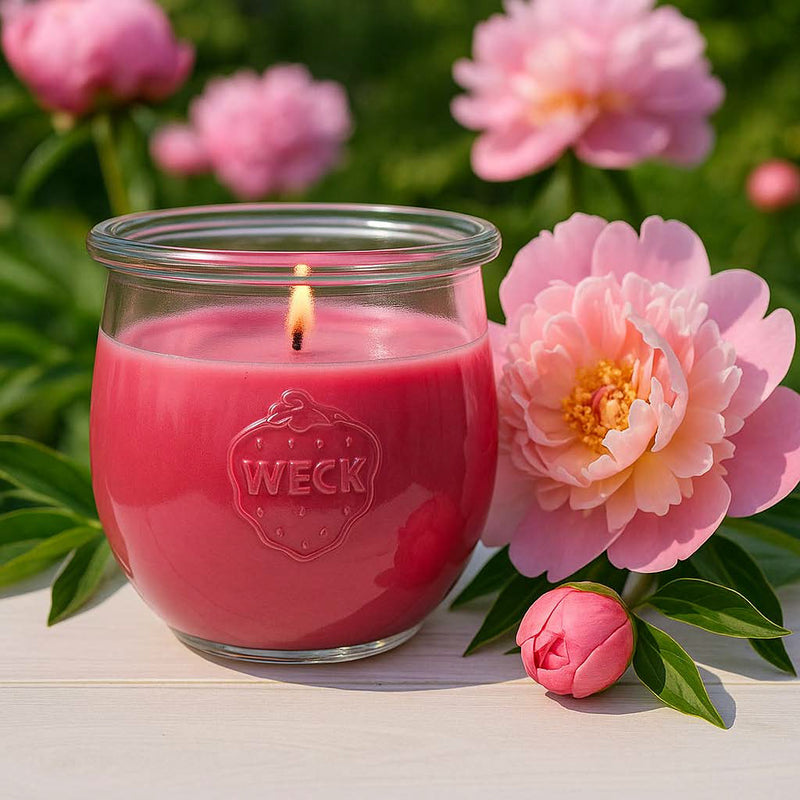 Pfingstrose Duftkerze Klassik | blumig, frisch, frühlingshaft.