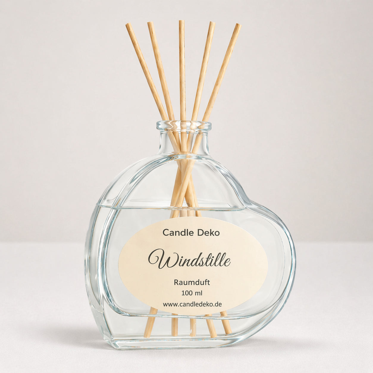 Windstille – Duftstäbchen im Herzglas - CandleDeko