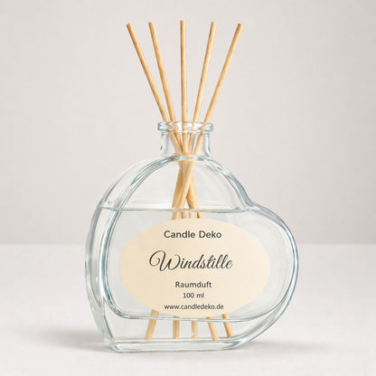 Windstille – Duftstäbchen im Herzglas - CandleDeko