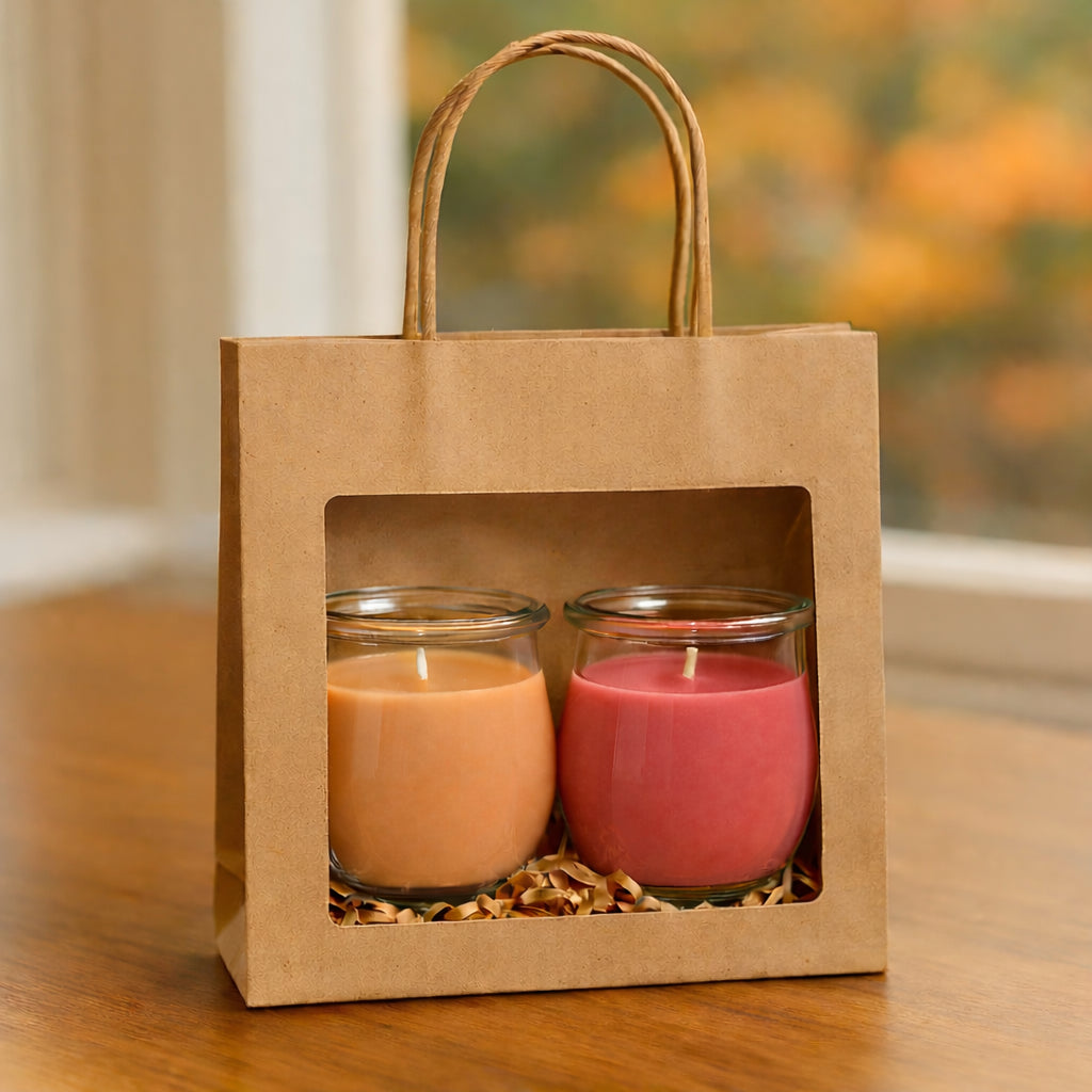 Fruchtige Sommerfreude -Mini Duftkerzenset (2x Mini) - CandleDeko