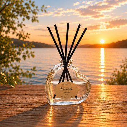 Windstille – Duftstäbchen im Herzglas - CandleDeko