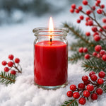 Winterbeeren Duftkerze klein