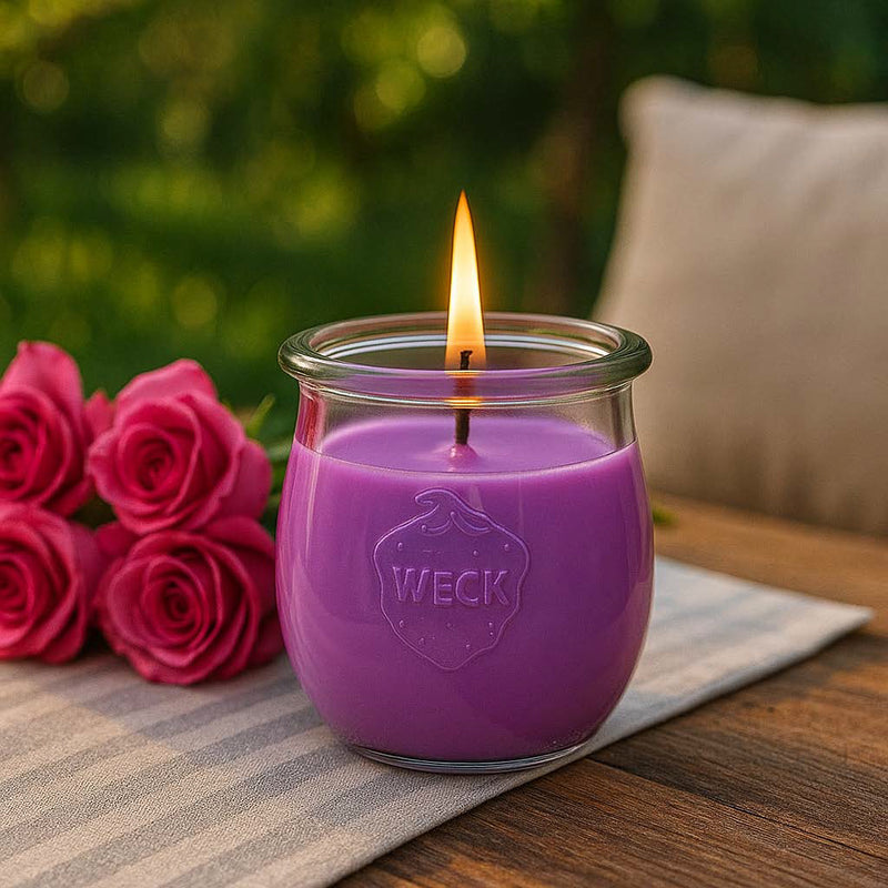 Rosenduft Duftkerze – Klassik – Stilvoller Rosenduft & edler Glanz