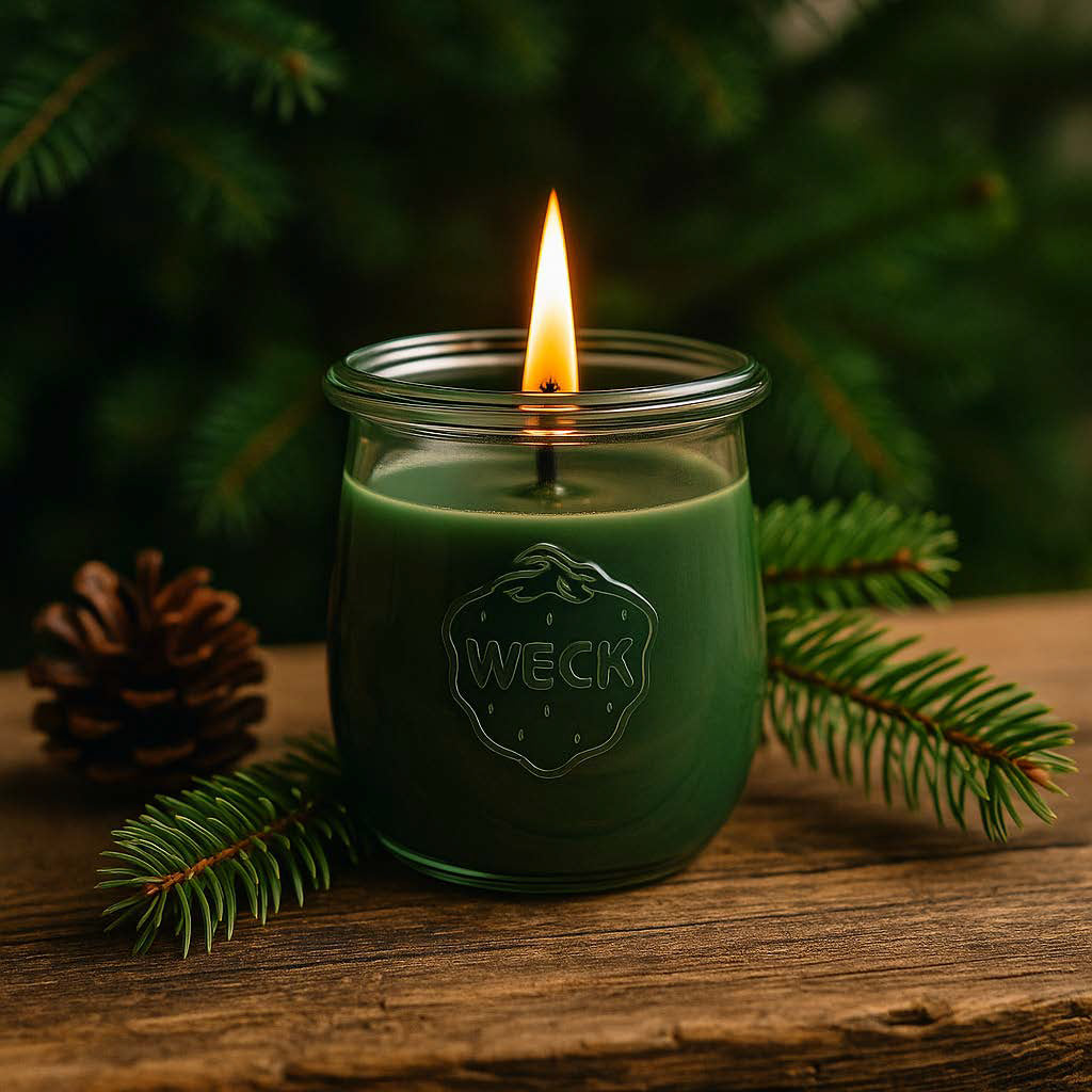 Tannenbaum - Duftkerze groß | Festliche Waldfrische