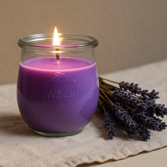 Lavendel Duftkerze Klassik  | beruhigend, blumig, mediterran.